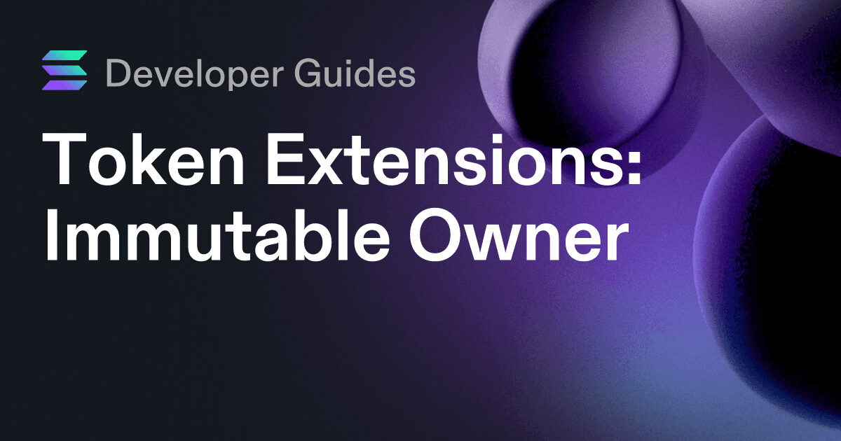 How to use the Immutable Owner extension